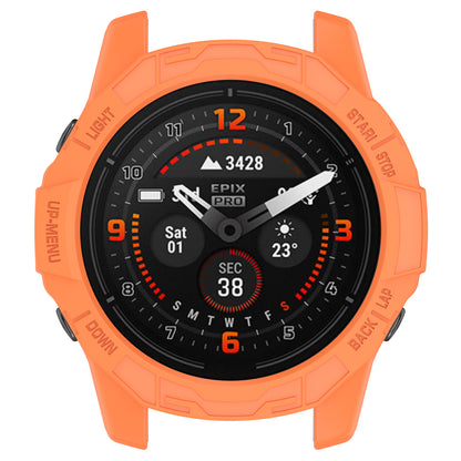 For Garmin Fenix 7X Pro / Fenix 7X / Epix Pro 51mm Hollow Protective Frame Soft TPU Watch Case