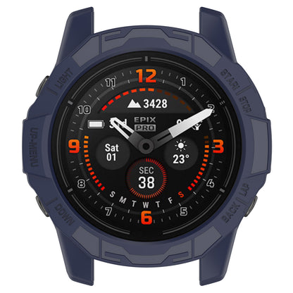 For Garmin Fenix 7X Pro / Fenix 7X / Epix Pro 51mm Hollow Protective Frame Soft TPU Watch Case