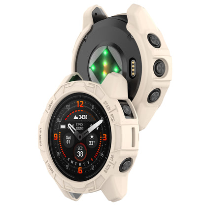 For Garmin Fenix 7S Pro / Fenix 7S / Epix Pro 42mm Anti-scratch TPU Hollow Watch Case Protective Frame