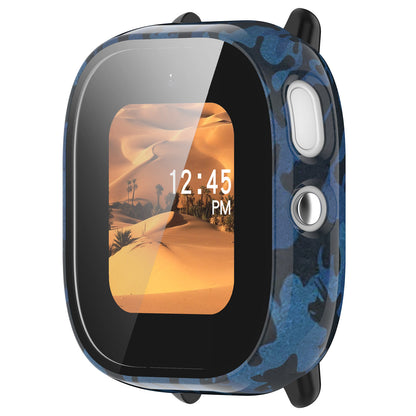 For Verizon GizmoWatch Disney Edition Stylish PC Anti-collision Watch Case with Built-in Tempered Glass Film