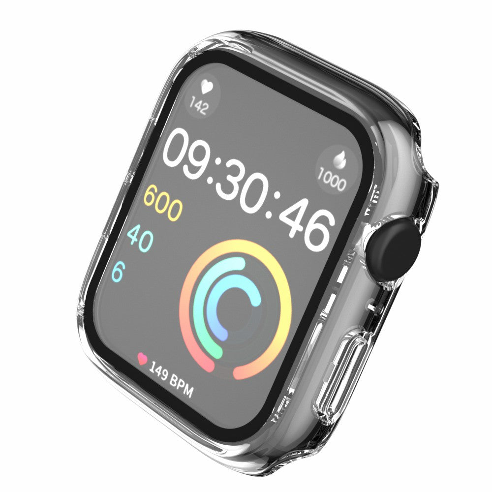 Watch Case for Apple Watch Series 4 / 5 / 6 / SE / SE (2022) 44mm , IP68 Waterproof Hard PC Cover with Tempered Glass Film