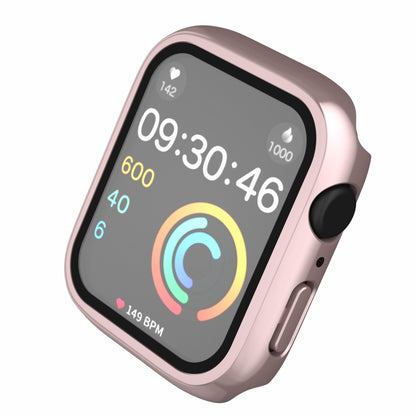 Watch Case for Apple Watch Series 4 / 5 / 6 / SE / SE (2022) 44mm , IP68 Waterproof Hard PC Cover with Tempered Glass Film