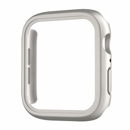 For Apple Watch Series 4 / 5 / 6 / SE / SE (2022) 40mm IP68 Waterproof Watch Case PC Frame Cover with Tempered Glass Film