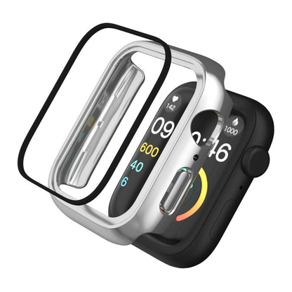 IP68 Waterproof Watch Case for Apple Watch Series 9 / 8 / 7 41mm , Tempered Glass Screen Protector PC Watch Cover