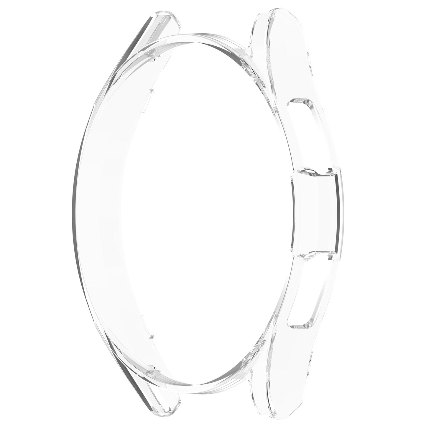 Hard PC Case for Samsung Galaxy Watch6 Classic 43mm , Hollowed-out Half Wrapped Protective Cover