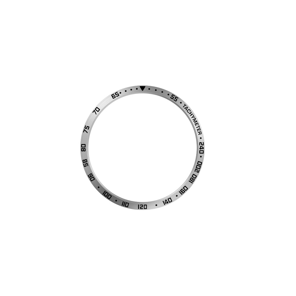 Bezel Ring for Samsung Galaxy Watch6 44mm , Stainless Steel Anti-Scratch Adhesive Cover Protector (Type E)