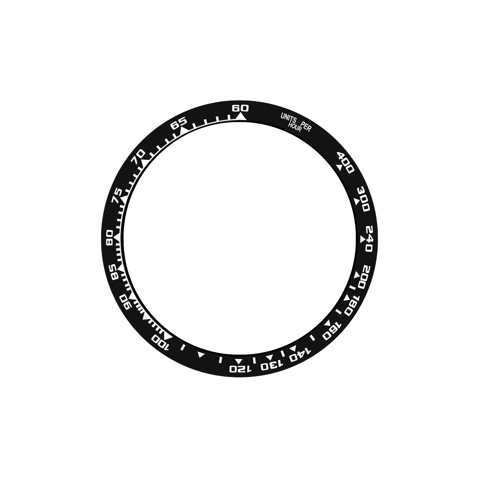 Type B Speed Scale Watch Bezel for Samsung Galaxy Watch 5 Pro 45mm , Aluminum Alloy Adhesive Cover Protector