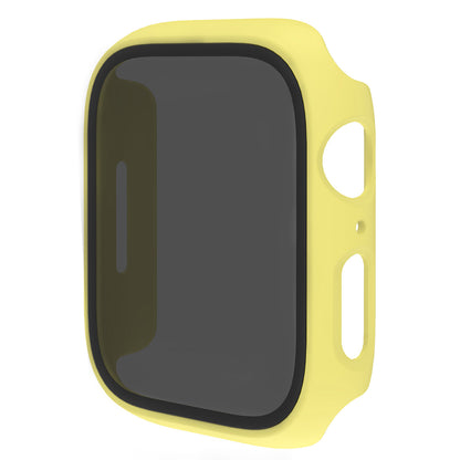 Anti-Scratch Hard PC Case for Apple Watch Series 9 / 8 / 7 41mm Integrate Protective Case with Anti-Spy Tempered Glass Screen Protector