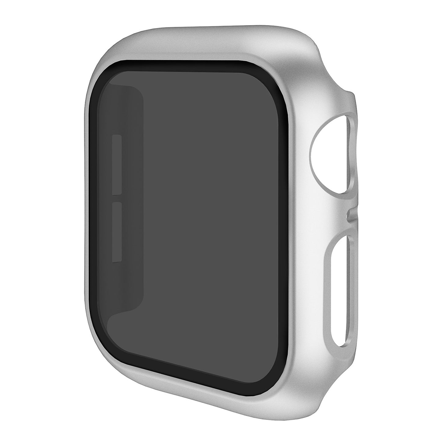 Anti-Scratch Hard PC Case for Apple Watch Series 9 / 8 / 7 41mm Integrate Protective Case with Anti-Spy Tempered Glass Screen Protector