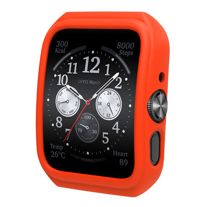 Silicone Watch Case for Oppo Watch 3 Pro / Watch 4 Pro , Anti-Scratch Frame Watch Cover