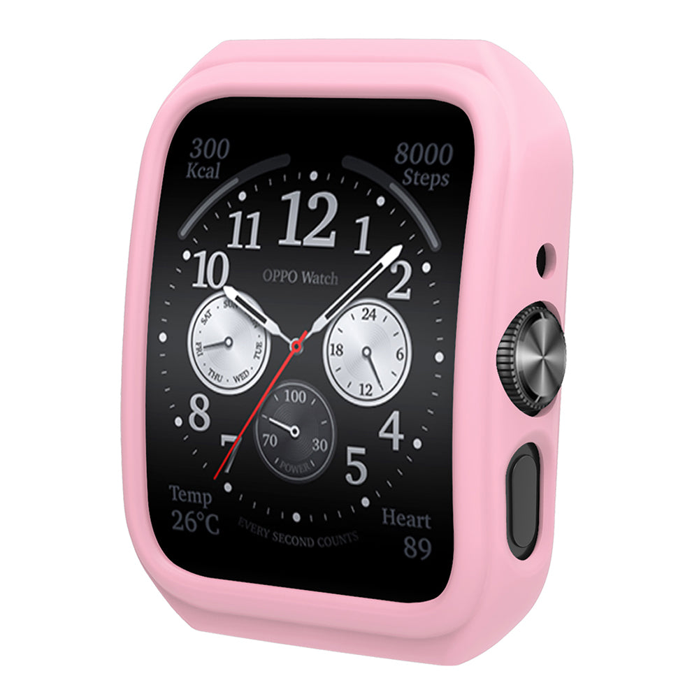 Silicone Watch Case for Oppo Watch 3 Pro / Watch 4 Pro , Anti-Scratch Frame Watch Cover