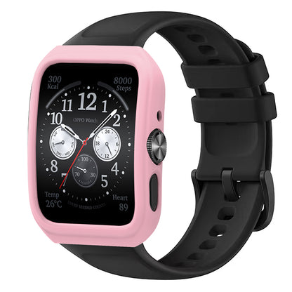 Silicone Watch Case for Oppo Watch 3 Pro / Watch 4 Pro , Anti-Scratch Frame Watch Cover