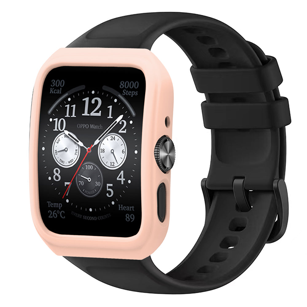 Silicone Watch Case for Oppo Watch 3 Pro / Watch 4 Pro , Anti-Scratch Frame Watch Cover