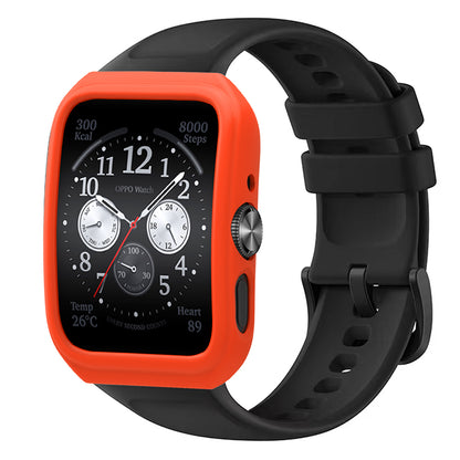 Silicone Watch Case for Oppo Watch 3 Pro / Watch 4 Pro , Anti-Scratch Frame Watch Cover