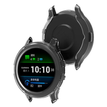 For Garmin Venu 3 Watch Case Hollow TPU Frame Half Protective Cover