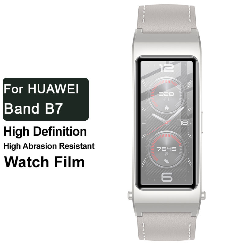 IMAK For Huawei TalkBand B7 Super Clear Screen Protector Flexible PMMA Smartwatch Screen Film