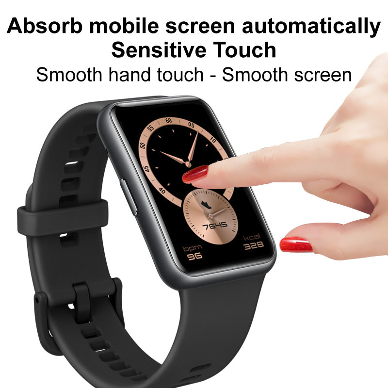 IMAK For Huawei TalkBand B7 Super Clear Screen Protector Flexible PMMA Smartwatch Screen Film