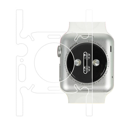 For Apple Watch Series 9 / 8 / 7 45mm Watch Back Cover Protector Anti-scratch HD Clear TPU Back Film