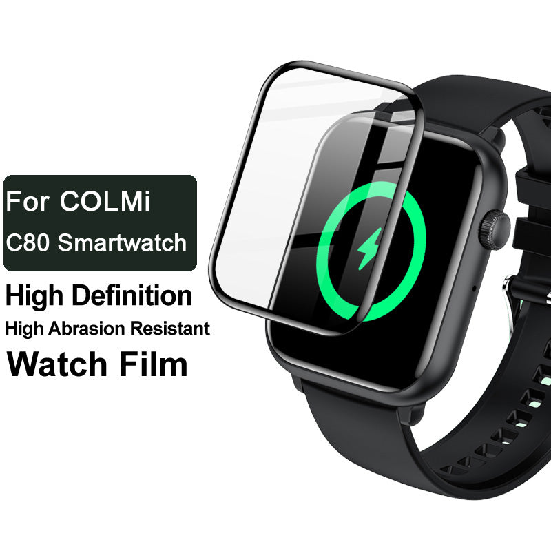 IMAK For COLMi C80 Smartwatch Screen Protector Full Coverage Tempered Glass HD Clear Film