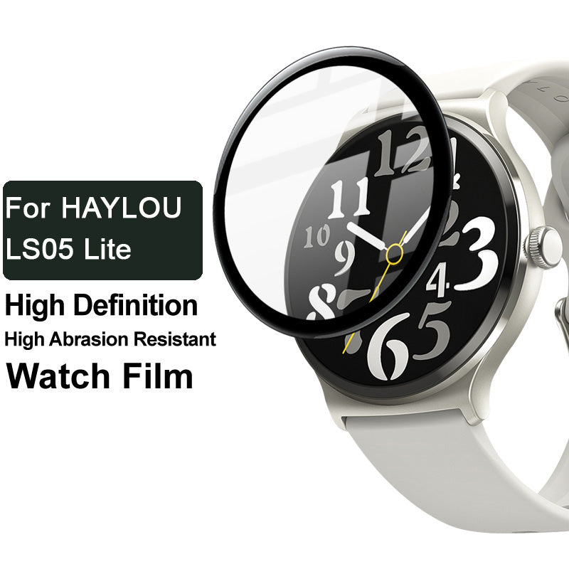 IMAK For Haylou LS05 Lite / Solar Lite Watch Screen Protector Full Cover Tempered Glass Anti-Scratch HD Film