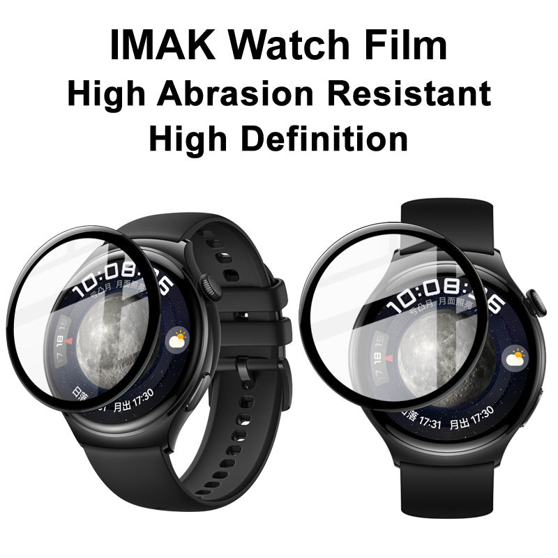 IMAK For Huawei Watch 4 Anti-Dust Ultra Clear Tempered Glass Film Watch Screen Protector