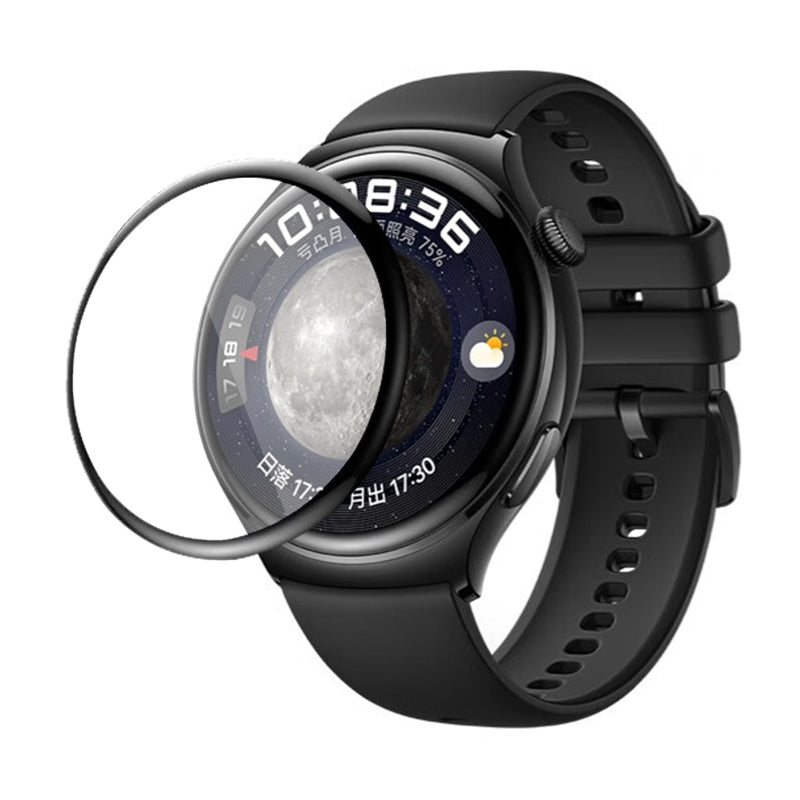 RURIHAI For Huawei Watch 4 Full Glue Smartwatch Screen Film PMMA 3D Curved Screen Covering Guard