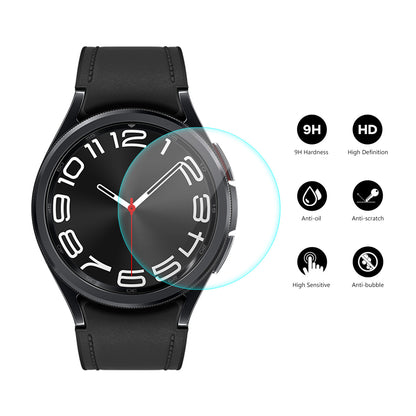 ENKAY HAT PRINCE 5PCS High Aluminum-silicon Glass Film for Samsung Galaxy Watch6 Classic 43mm , 0.2mm 9H Anti-scratch Screen Protector