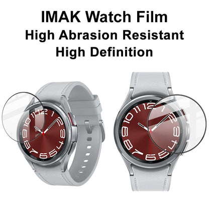 IMAK PMMA Screen Protector for Samsung Galaxy Watch6 Classic 43mm (Bluetooth Version) , HD Anti-Bubble Soft Film