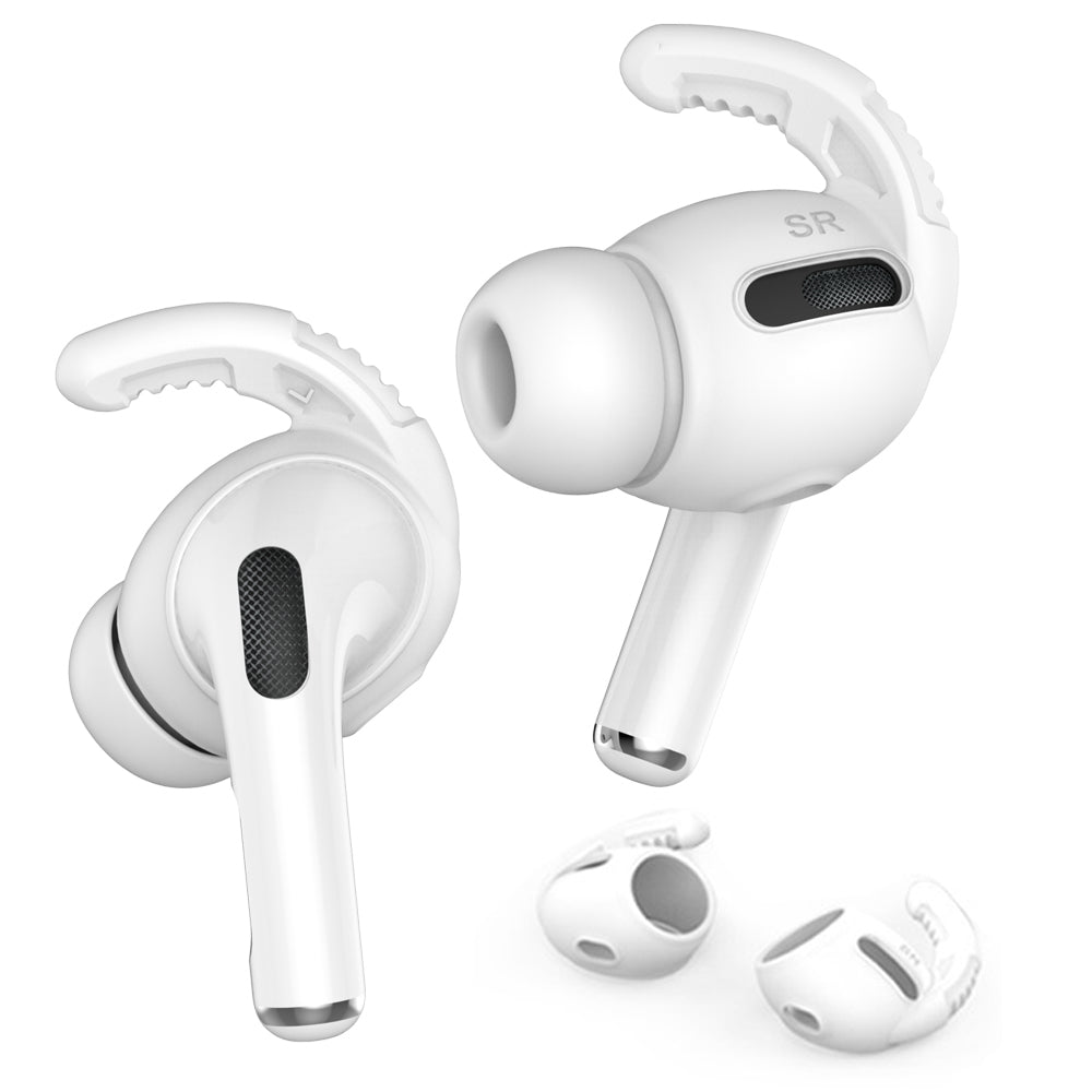 AHASTYLE PT-100 Silicone Ear Cover for Apple AirPods Pro Anti-Skid Ear Hooks 1 Pair Anti-Lost Ear Tips