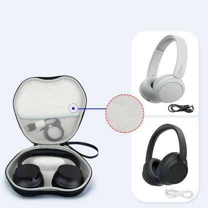 For Sony WH-CH720N / WH-CH520 Headphone Storage Bag Shockproof Headset Case Carrying Bag