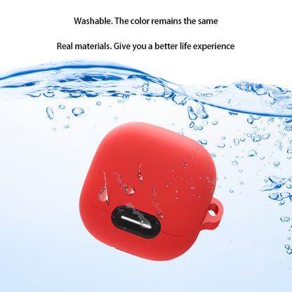 For Anker Soundcore Liberty 4 NC Anti-drop Bluetooth Earphone Silicone Cover with Anti-lost Buckle