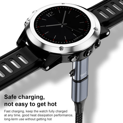 Watch Charging Connector for Garmin Watch , 90-degree Right Angle to Micro USB Smartwatch Charger Adapter