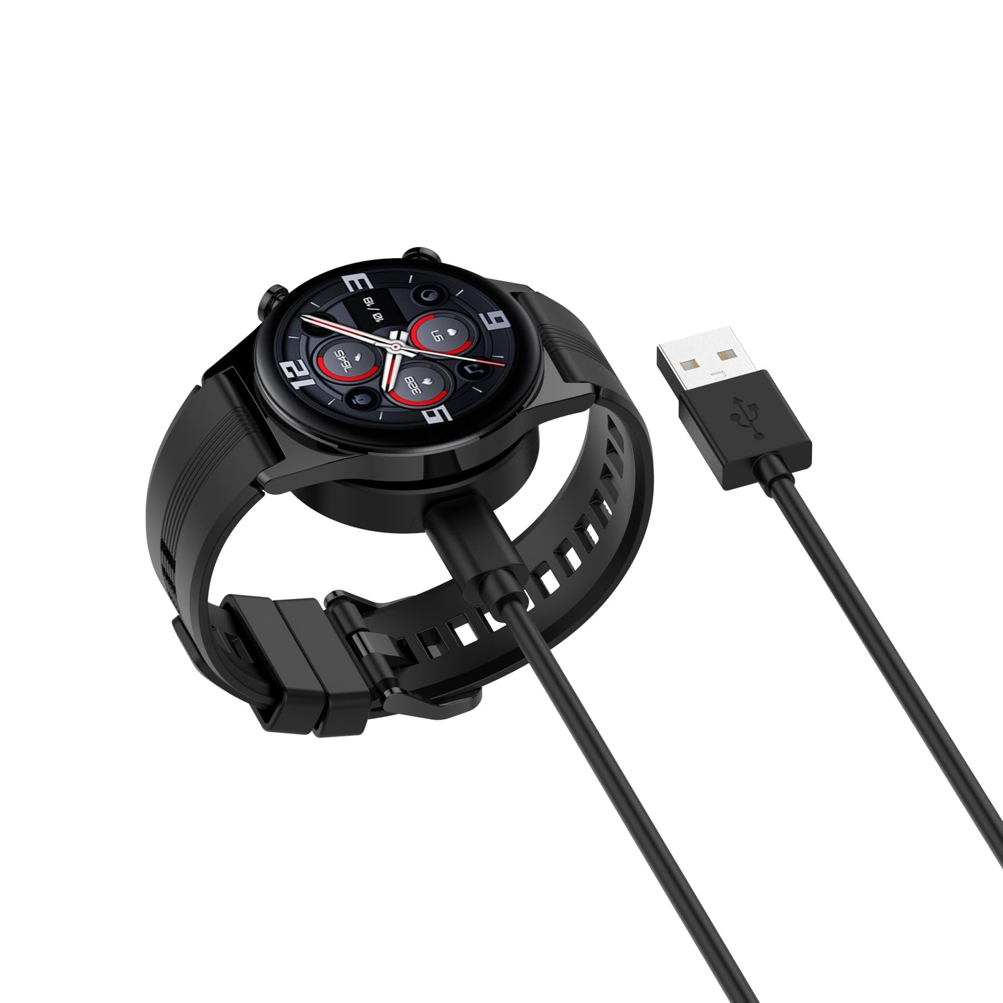 1m Detachable Charging Base for Honor Watch4 Charger Smart Watch Magnetic Charging Cable