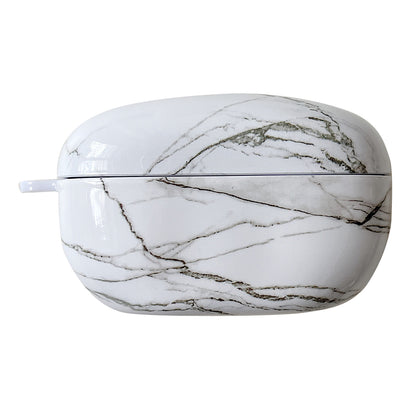 For Sony WF-1000XM5 Bluetooth Earphone PC Protective Case Marble Pattern Earbud Cover