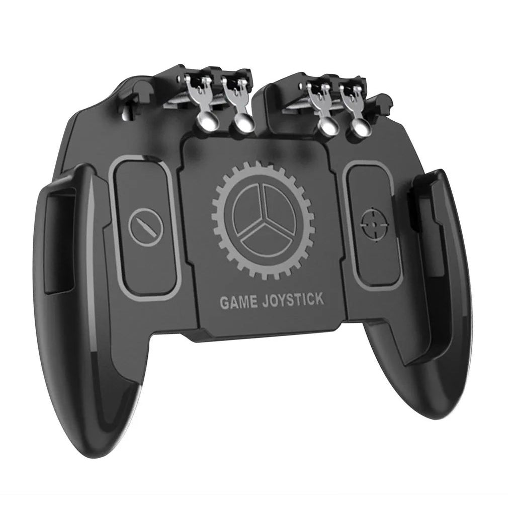 M10 Six Finger PUBG Mobile Joystick Controller L1 / R1 Triggers Gamepad for 4.7-6.5 Inch Phones