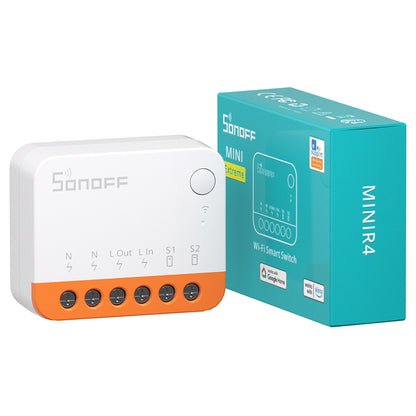 SONOFF MINIR4 WiFi Smart Switch Module Zero Fire Modified Parts Mini WiFi Voice Remote Control Home Switch