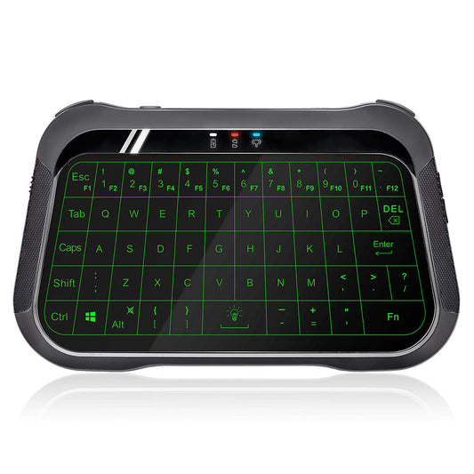 T18 Mini Wireless Keyboard Full Touch Screen Touchpad 3 Colors Backlit Rechargeable Mute Mouse