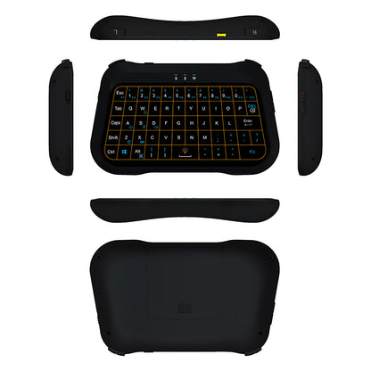 T18 Mini Wireless Keyboard Full Touch Screen Touchpad 3 Colors Backlit Rechargeable Mute Mouse