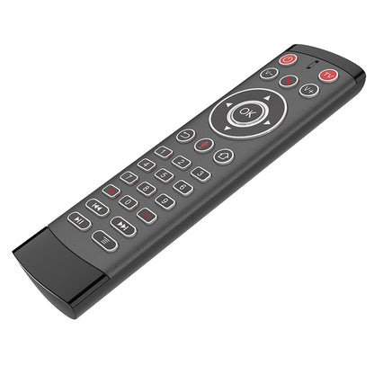 T1-PRO-TV 2-Key IR Learing Function Air Mouse Smart Wireless Remote Control with Microphone for Android TV Box / Stick