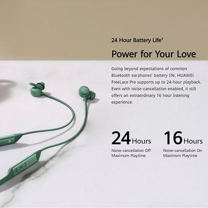 HUAWEI FreeLace Pro Wireless Headphones Bluetooth 5.0 Noise Cancellation Earphone Neckband Earbuds with 24H Playtime