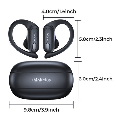 LENOVO Thinkplus XT60 Ear-Hook Sports Bluetooth Headset Noise Reduction Headphone with Digital Display