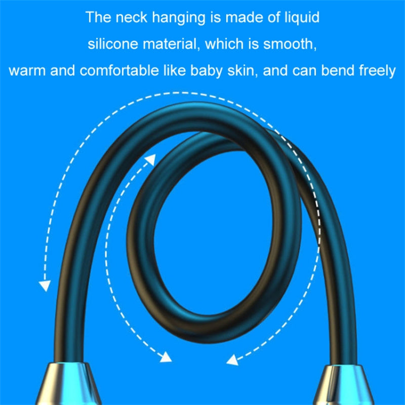 Wireless Neck Hanging Earphones Magnetic Sports Bluetooth Neckband Headphones