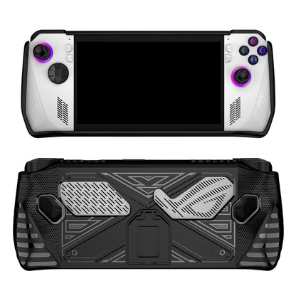 For Asus ROG ALLY Game Console Soft TPU Case Impact Resistant Protective Cover with Kickstand