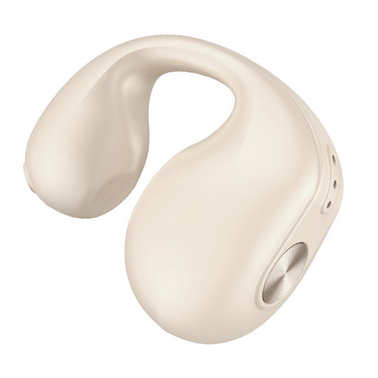 V50 Single-Ear Headset Bluetooth Wireless Bone Conduction Clip-on Headphone Sport Running Earphone