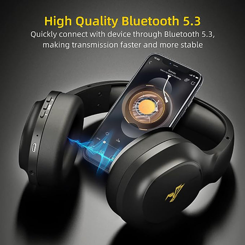 SOMIC M200 Bluetooth Over Ear Headphones Wireless / Wired 40 Hrs Stereo Sound Headsets for PC / Phone