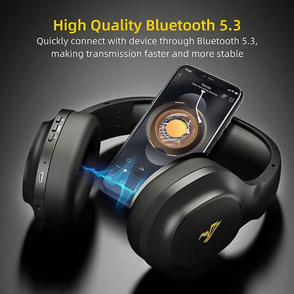 SOMIC M200 Bluetooth Over Ear Headphones Wireless / Wired 40 Hrs Stereo Sound Headsets for PC / Phone