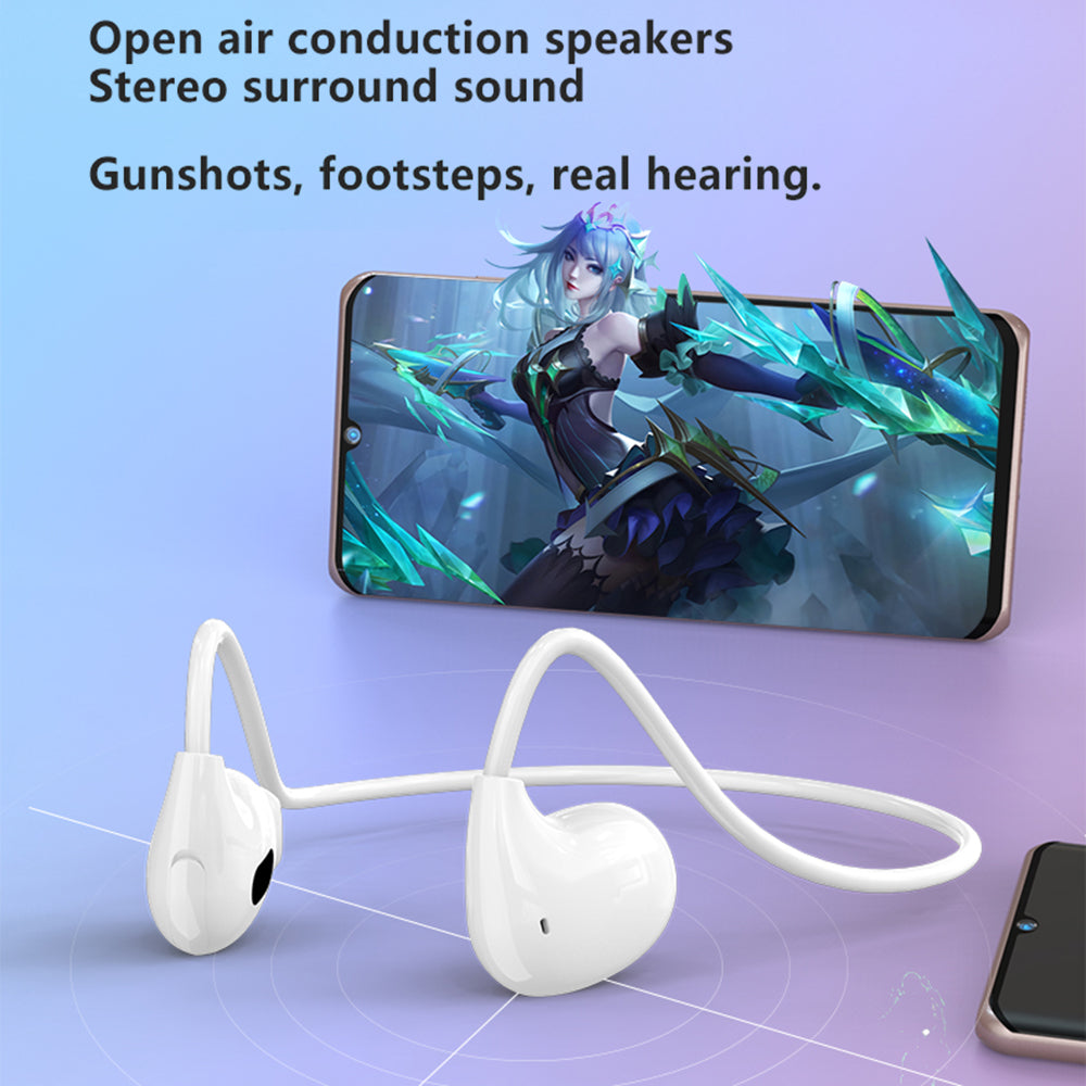 VV4 Air Conduction Bluetooth 5.3 Open-Ear Headphones Lightweight Dual Mode Earphones