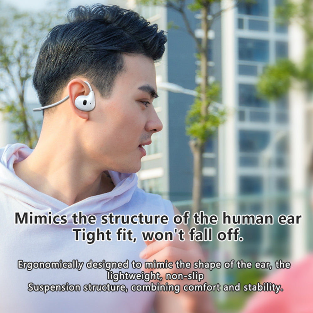 VV4 Air Conduction Bluetooth 5.3 Open-Ear Headphones Lightweight Dual Mode Earphones