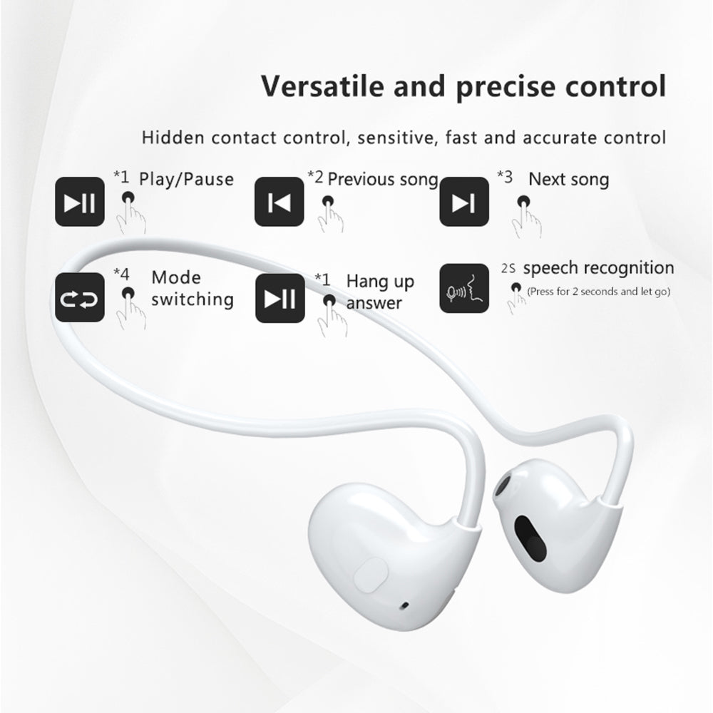 VV4 Air Conduction Bluetooth 5.3 Open-Ear Headphones Lightweight Dual Mode Earphones