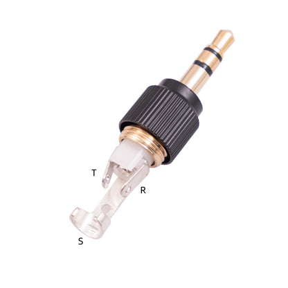 SB439 M6 Thread Locking Anti-loose 3.5mm Adapter Headphone Microphone DIY Welding Plug